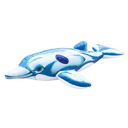 INTERNATIONAL LEISURE PRODUCTS International Leisure Prod 90449SL 72 in. Dolphin Pool Ride on Swimming Pool Float 90449SL